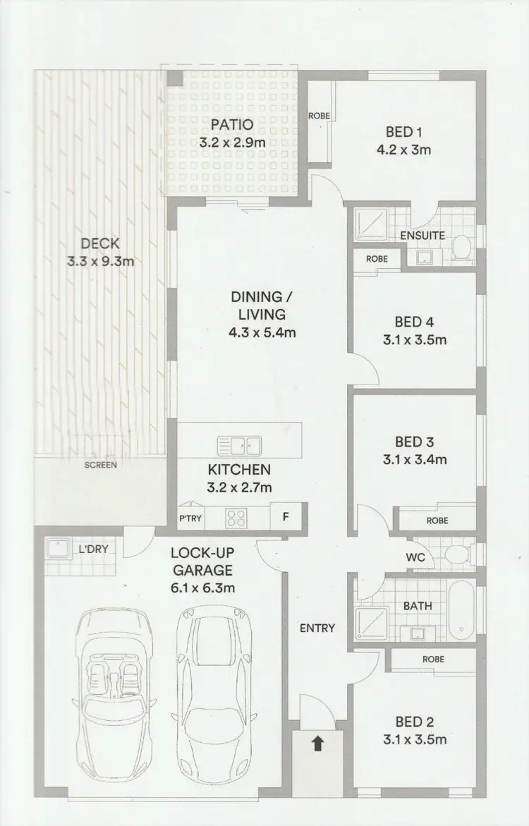 Floorplan of Homely house listing, 108 Springfield drive, Norman Gardens QLD 4701
