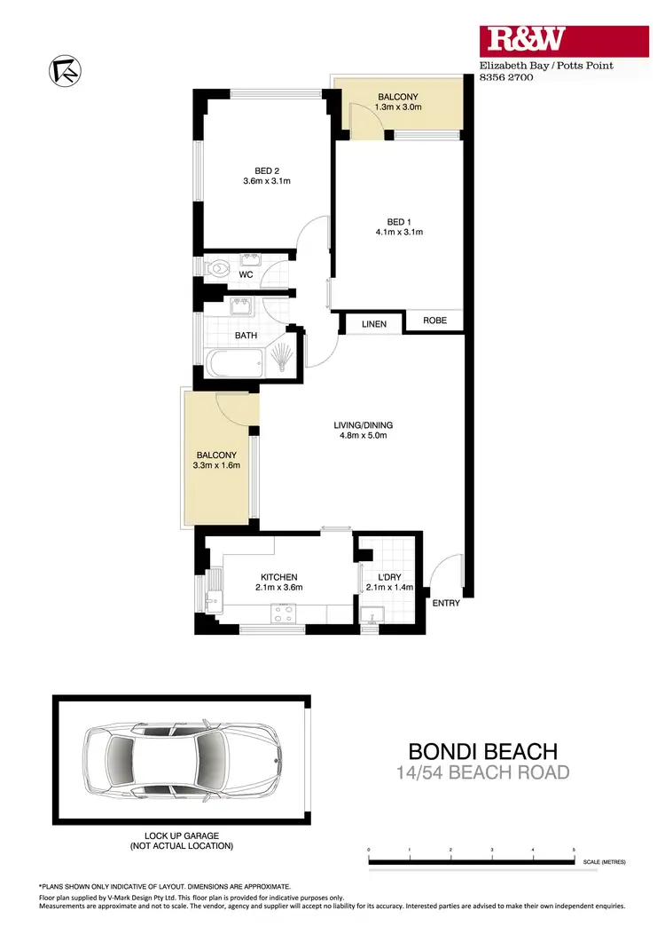 Floorplan of Homely apartment listing, 14/54-56 Beach Road, Bondi Beach NSW 2026