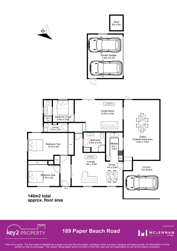 Floorplan of Homely house listing, 189 Paper Beach Road, Swan Point TAS 7275