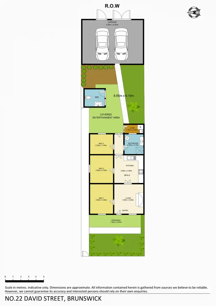 Floorplan of Homely house listing, 22 David Street, Brunswick VIC 3056