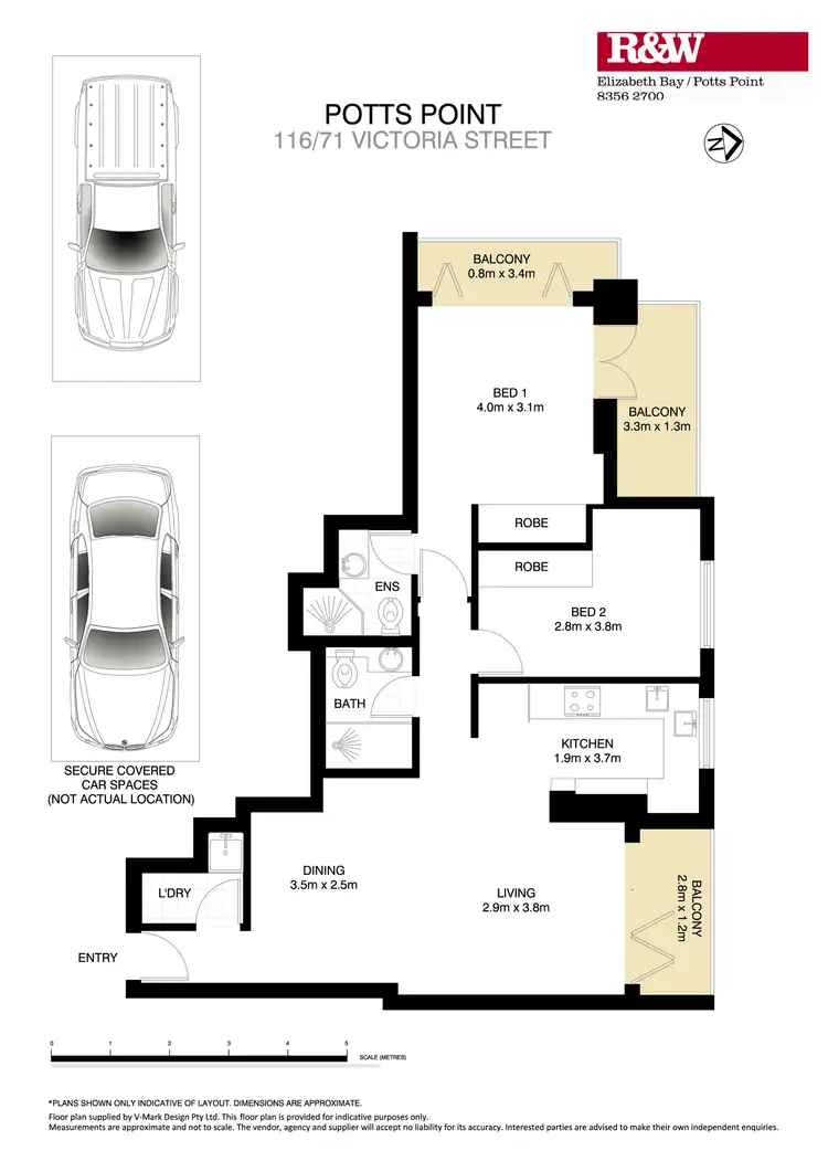 Floorplan of Homely apartment listing, 116/71 Victoria Street, Potts Point NSW 2011