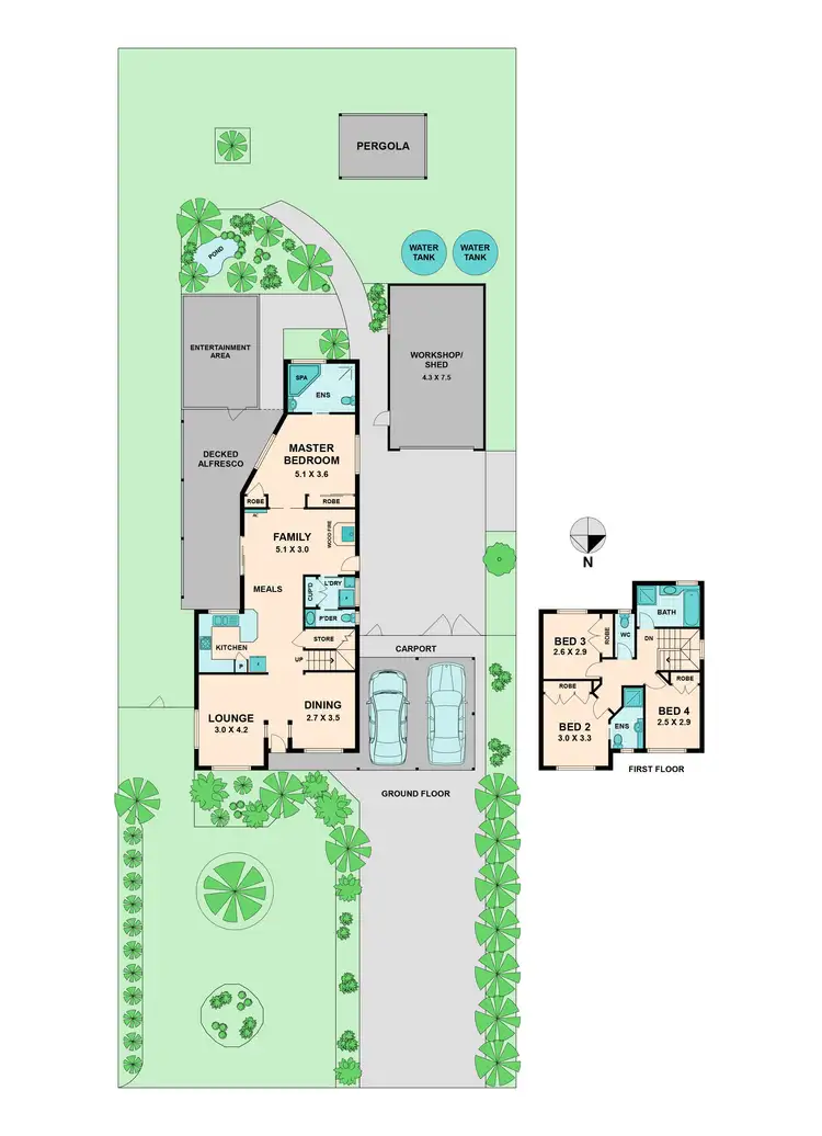 Floorplan of Homely house listing, 16 GOVETT STREET, Broadford VIC 3658