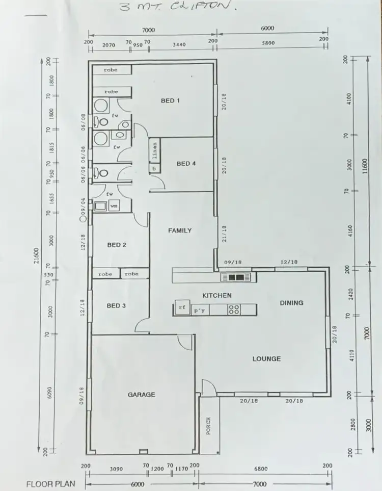 Floorplan of Homely rural property listing, 3 Mt Clifton Court, Alligator Creek QLD 4816