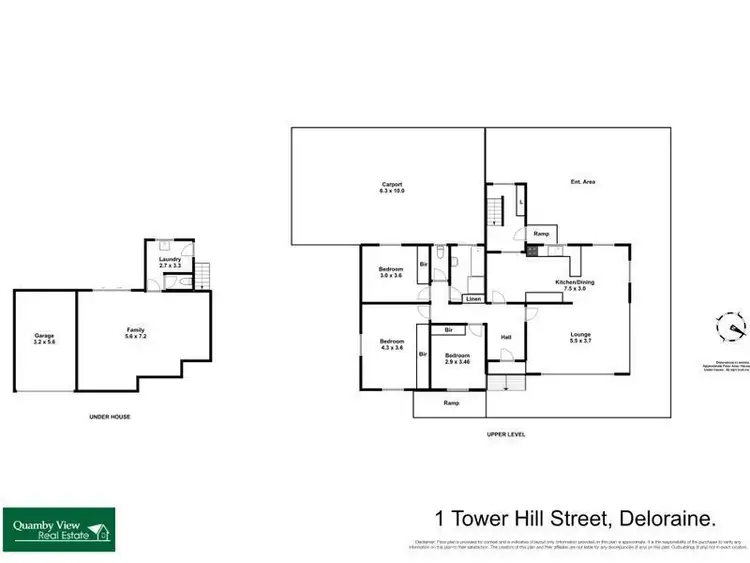 Floorplan of Homely house listing, 1 Tower Hill Street, Deloraine TAS 7304