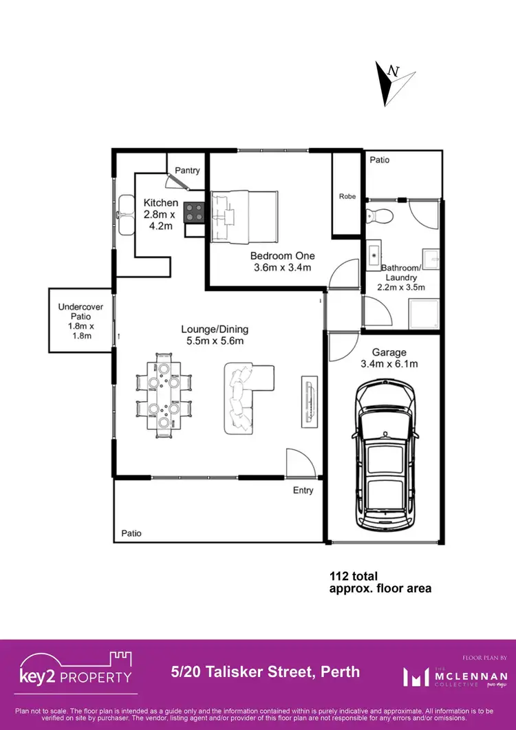 Floorplan of Homely unit listing, 5/20 Talisker Street, Perth TAS 7300
