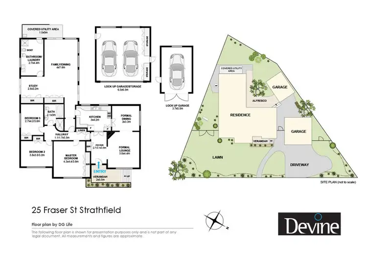 Floorplan of Homely house listing, 25 Fraser Street, Strathfield NSW 2135
