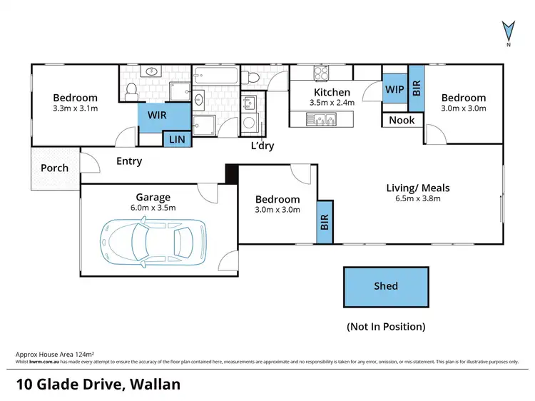 Floorplan of Homely house listing, 10 Glade Drive, Wallan VIC 3756