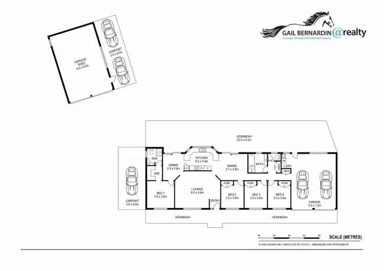 Floorplan of Homely rural property listing, 175 Bigmor Drive, Elimbah QLD 4516