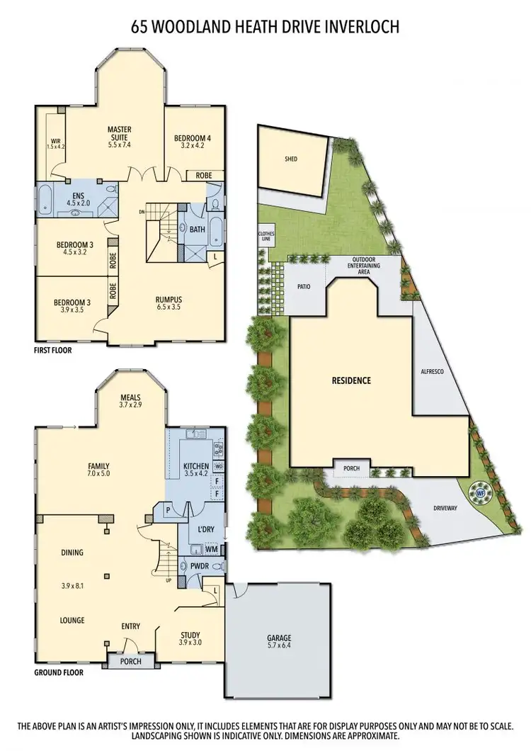 Floorplan of Homely house listing, 65 Woodland Heath Drive, Inverloch VIC 3996