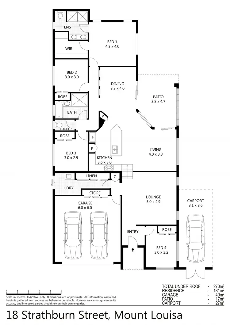 Floorplan of Homely house listing, 18 Strathburn Street, Mount Louisa QLD 4814