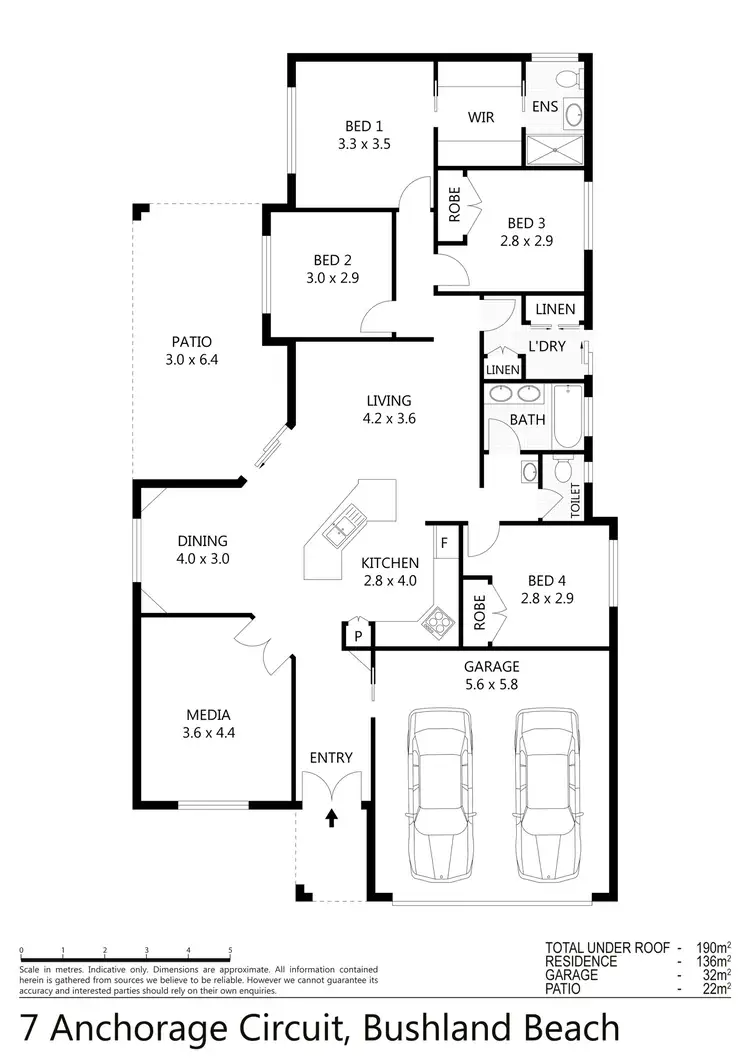 Floorplan of Homely house listing, 7 Anchorage Circuit, Bushland Beach QLD 4818