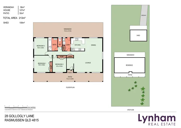 Floorplan of Homely house listing, 28 Gollogly Lane, Rasmussen QLD 4815