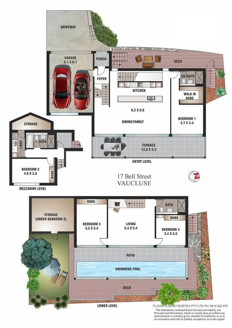 Floorplan of Homely house listing, 17 Bell Street, Vaucluse NSW 2030