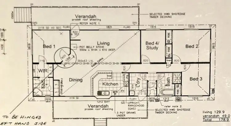 Floorplan of Homely rural property listing, 130 McLaughlan Road, Benarkin QLD 4314