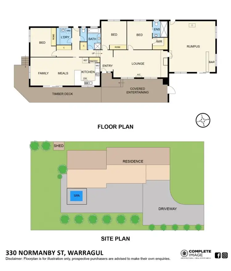 Floorplan of Homely house listing, 330 Normanby Street, Warragul VIC 3820