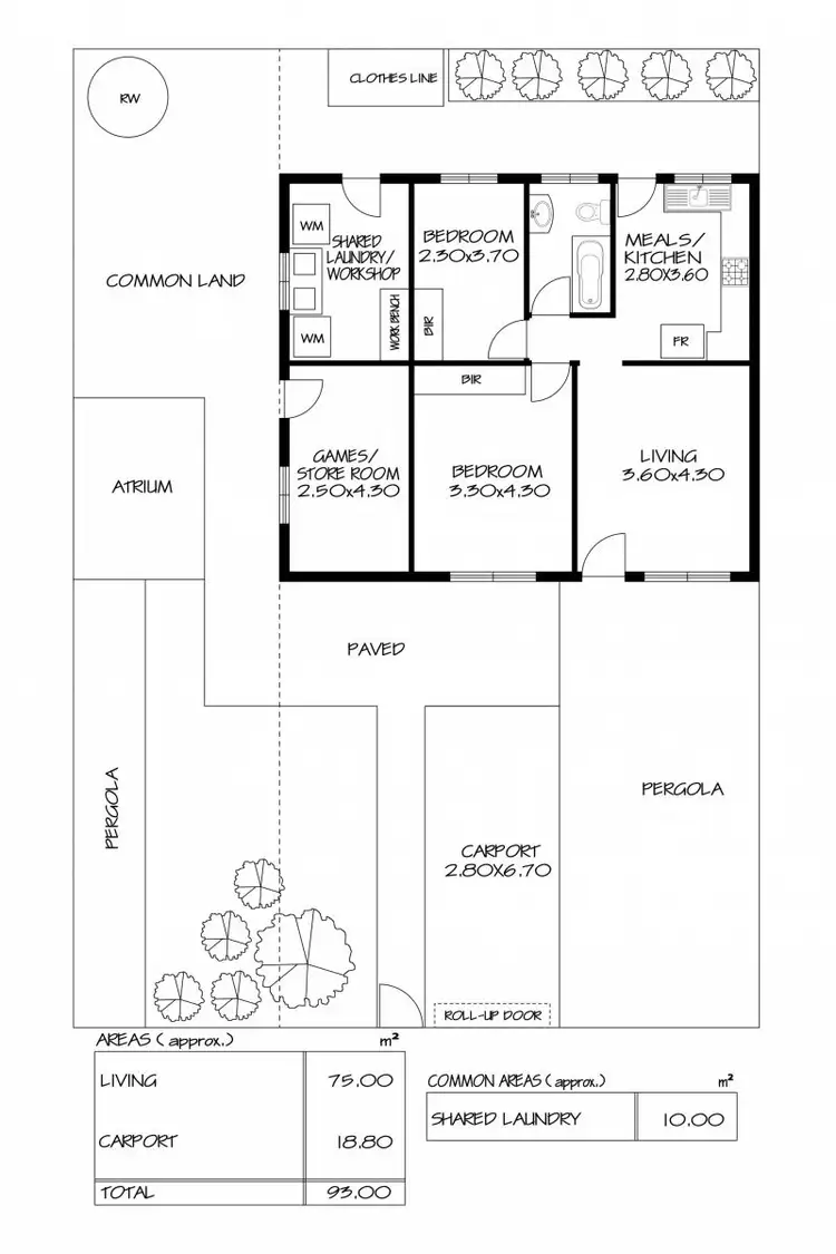 Floorplan of Homely unit listing, 5/13 Cavendish Avenue, Devon Park SA 5008