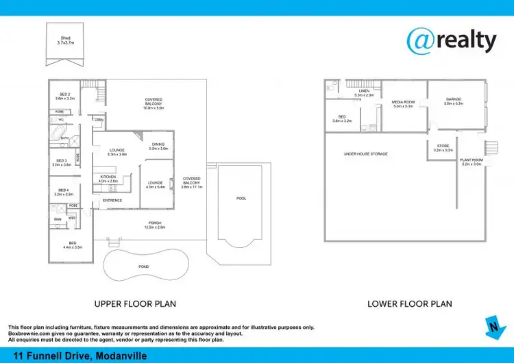 Floorplan of Homely house listing, 11 Funnell Drive, Modanville NSW 2480