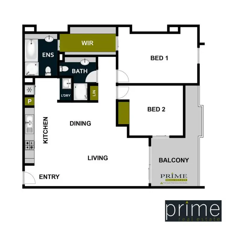 Floorplan of Homely unit listing, 9/96 Mercer Street, Geelong VIC 3220