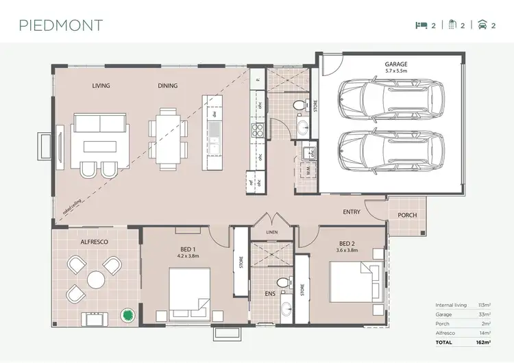Floorplan of Homely retirement listing, 18/49 Creek Road, Burpengary East QLD 4505