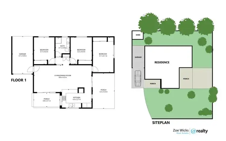 Floorplan of Homely villa listing, 3/5-6 Seary Close, Whitfield QLD 4870