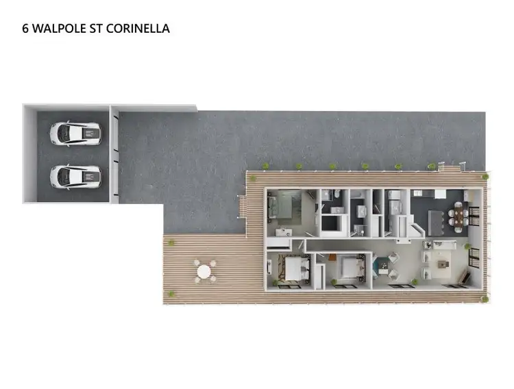 Floorplan of Homely house listing, 6 Walpole Street, Corinella VIC 3984