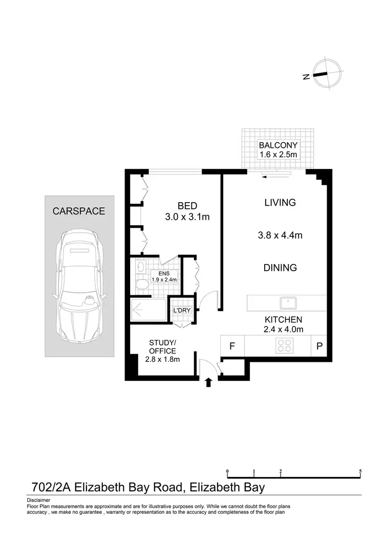 Floorplan of Homely apartment listing, 702/2a Elizabeth Bay Road, Elizabeth Bay NSW 2011