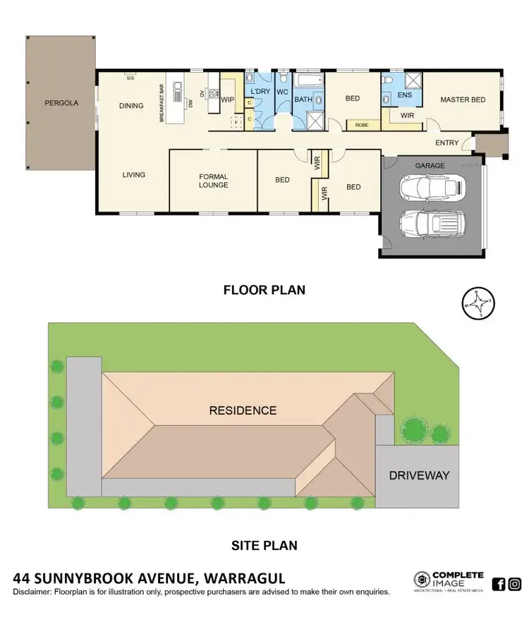 Floorplan of Homely house listing, 44 Sunnybrook Avenue, Warragul VIC 3820