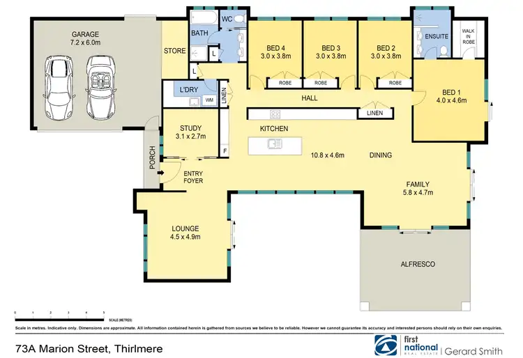 Floorplan of Homely house listing, 73a Marion Street, Thirlmere NSW 2572