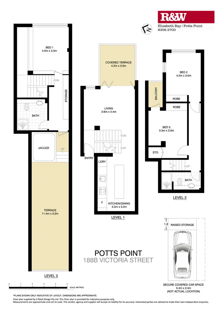 Floorplan of Homely apartment listing, 188B Victoria Street, Potts Point NSW 2011
