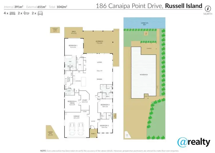 Floorplan of Homely house listing, 186 Canaipa Point Drive, Russell Island QLD 4184