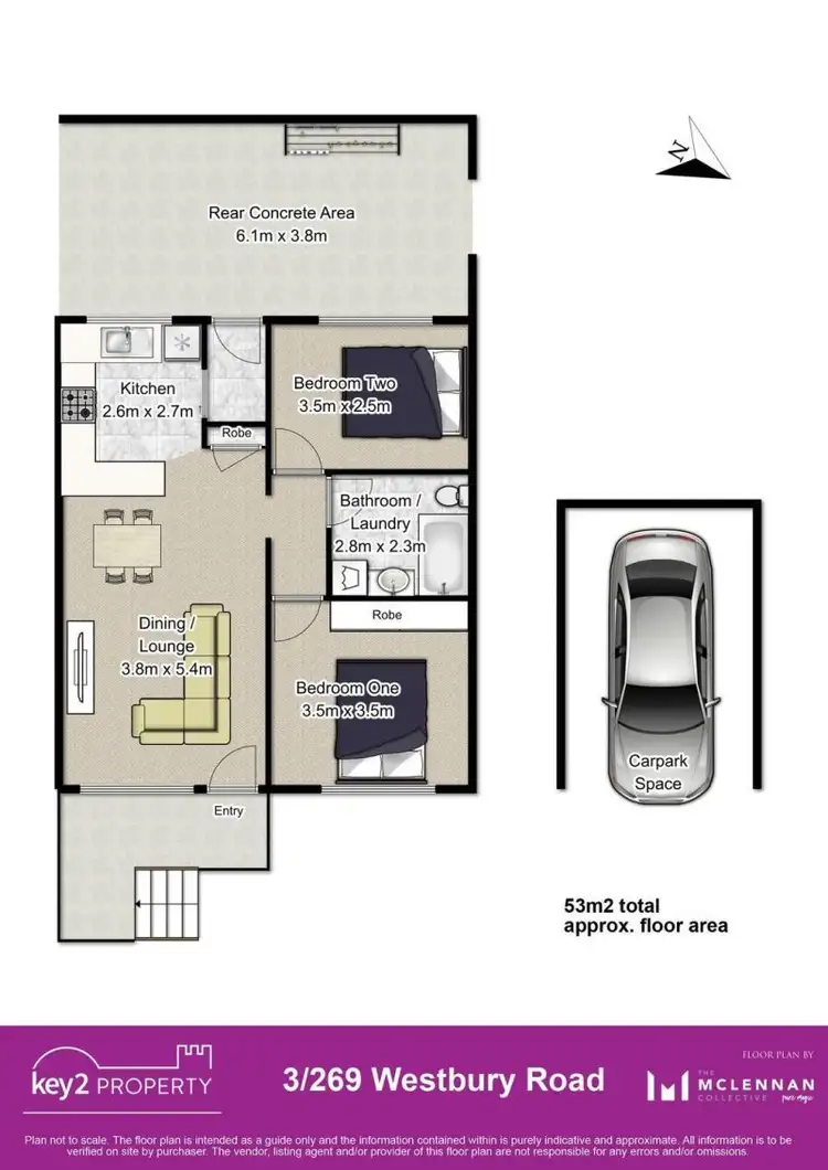 Floorplan of Homely house listing, 3/269 Westbury Road, Prospect TAS 7250