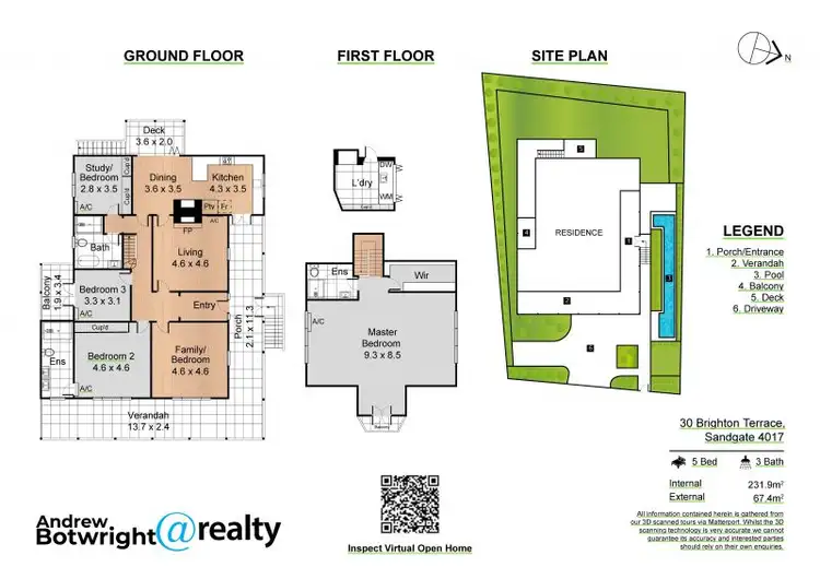 Floorplan of Homely house listing, 30 Brighton Terrace, Sandgate QLD 4017
