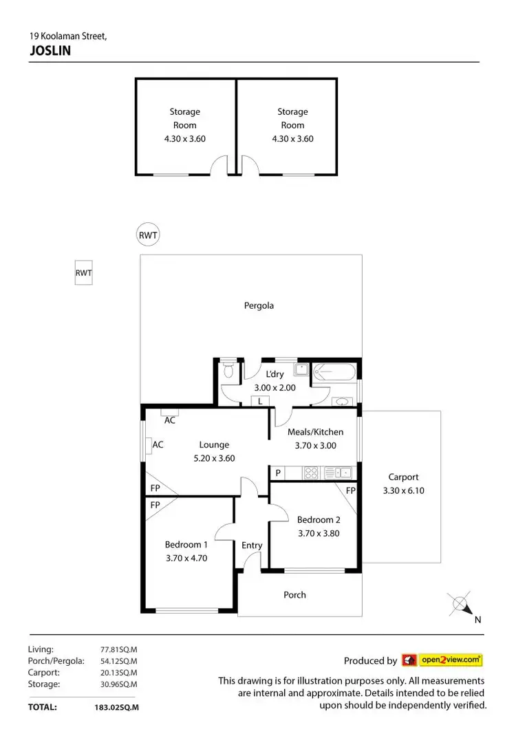Floorplan of Homely house listing, 19 Koolaman Street, Joslin SA 5070
