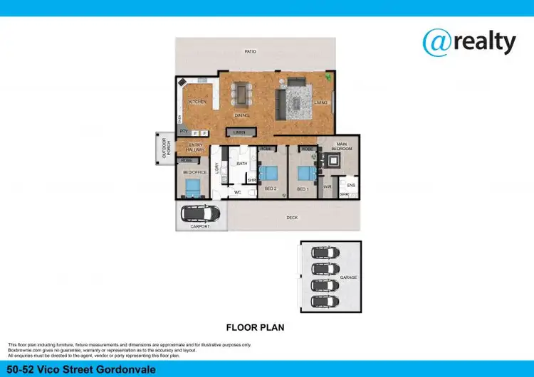Floorplan of Homely rural property listing, 50-52 Vico Street, Gordonvale QLD 4865