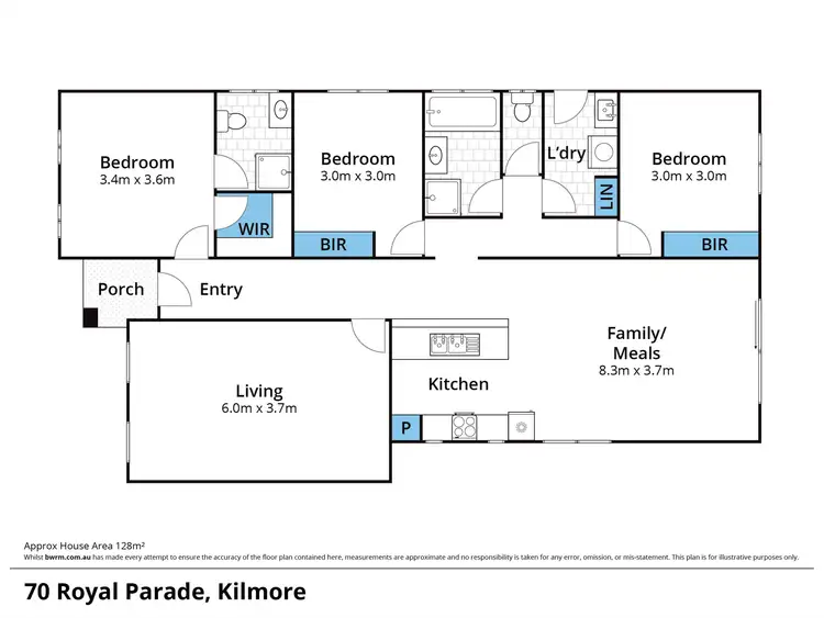 Floorplan of Homely house listing, 70 Royal Parade, Kilmore VIC 3764