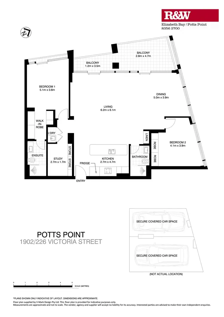 Floorplan of Homely apartment listing, 1902/226 Victoria Street, Potts Point NSW 2011