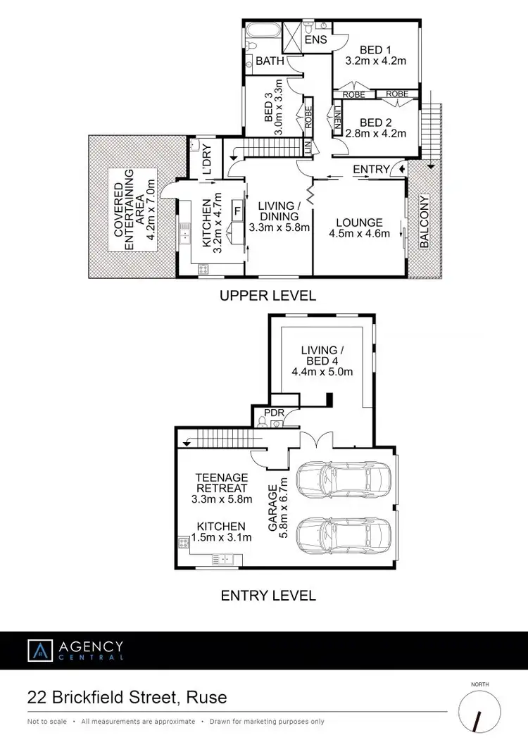 Floorplan of Homely house listing, 22 Brickfield Street, Ruse NSW 2560
