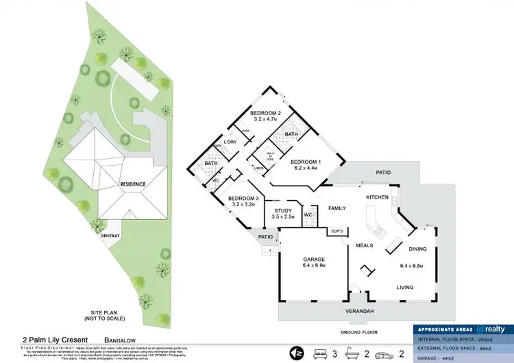 Floorplan of Homely house listing, 12 Palm-Lily Crescent, Bangalow NSW 2479