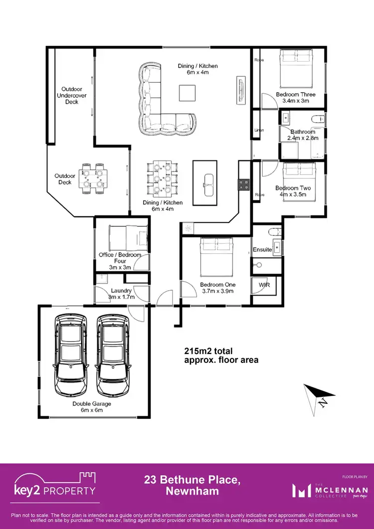 Floorplan of Homely house listing, 23 Bethune Place, Newnham TAS 7248