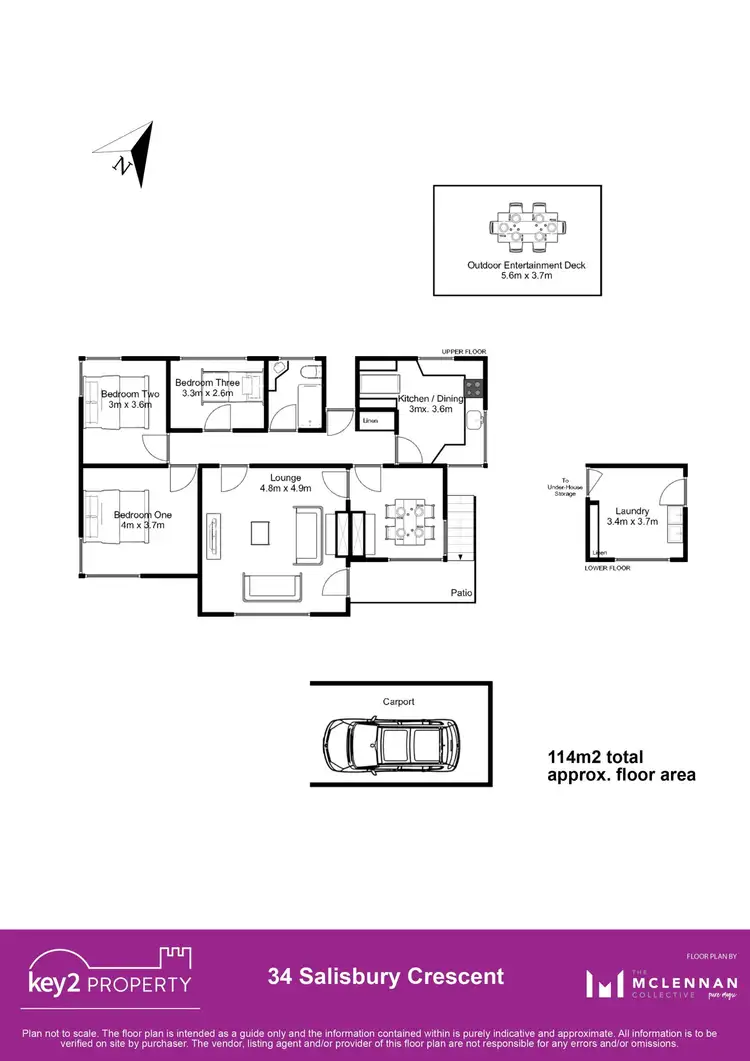 Floorplan of Homely house listing, 34 Salisbury Crescent, West Launceston TAS 7250
