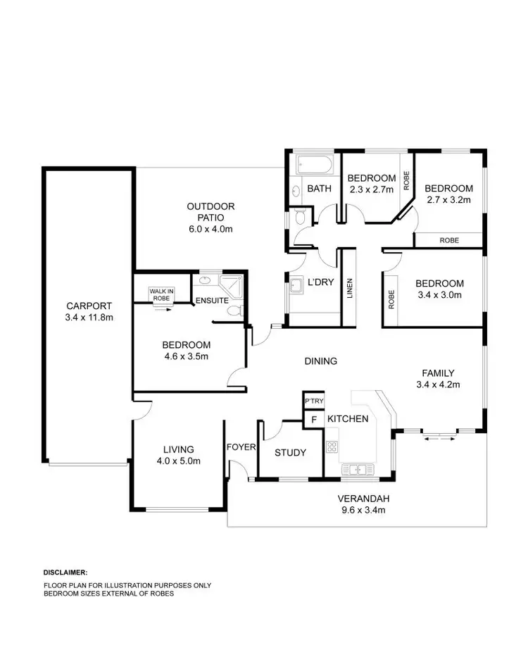Floorplan of Homely house listing, 46 Stanton Road, Smithfield QLD 4878