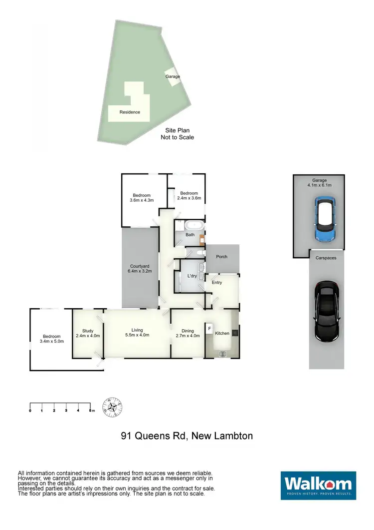 Floorplan of Homely house listing, 91 Queens Road, New Lambton NSW 2305