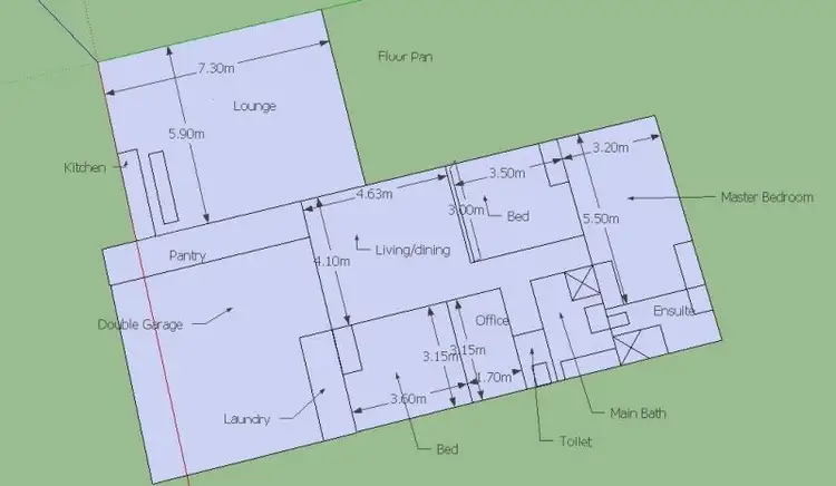 Floorplan of Homely rural property listing, 20 Grassy Gully Road, Dereel VIC 3352