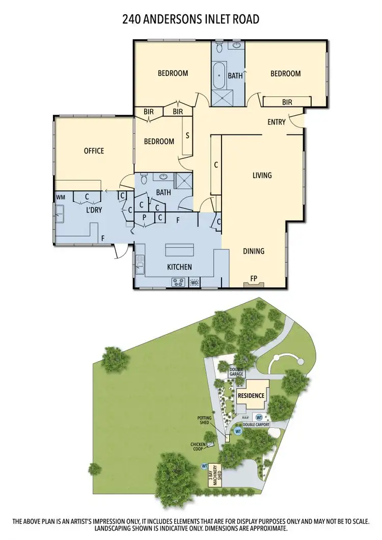 Floorplan of Homely house listing, 240 Andersons Inlet Road, Moyarra VIC 3951