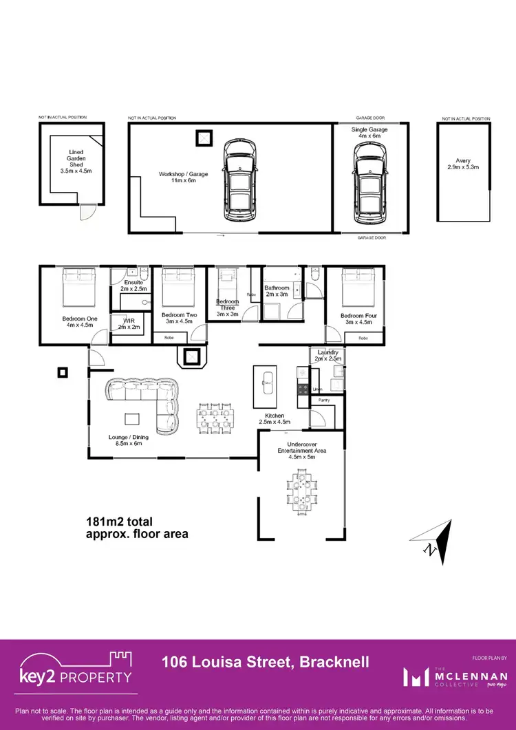 Floorplan of Homely house listing, 106 Louisa Street, Bracknell TAS 7302