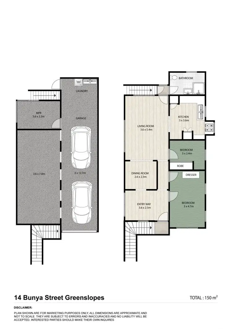 Floorplan of Homely house listing, 14 Bunya Street, Greenslopes QLD 4120