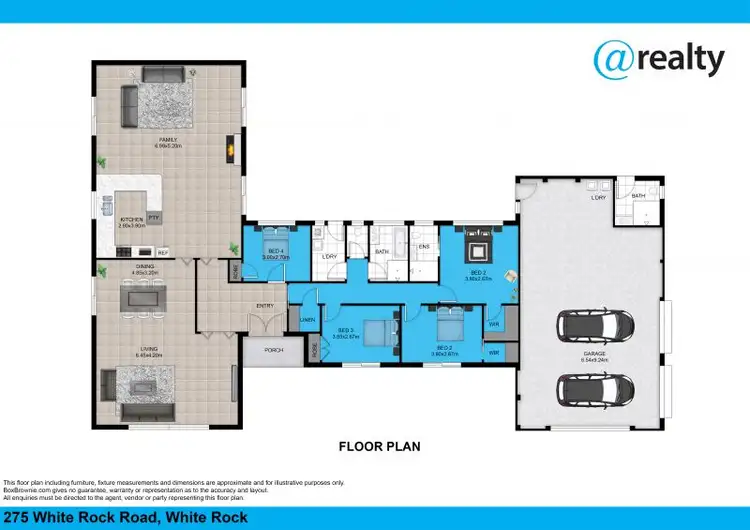 Floorplan of Homely rural property listing, 275 White Rock Road, White Rock NSW 2795
