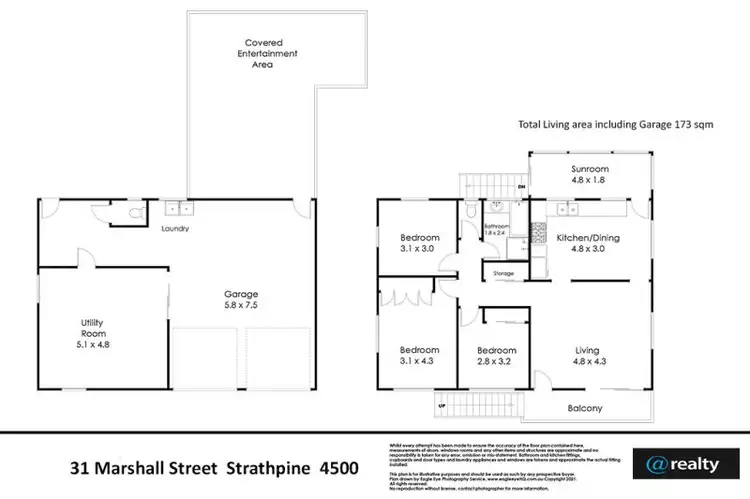 Floorplan of Homely house listing, 31 Marshall Street, Strathpine QLD 4500