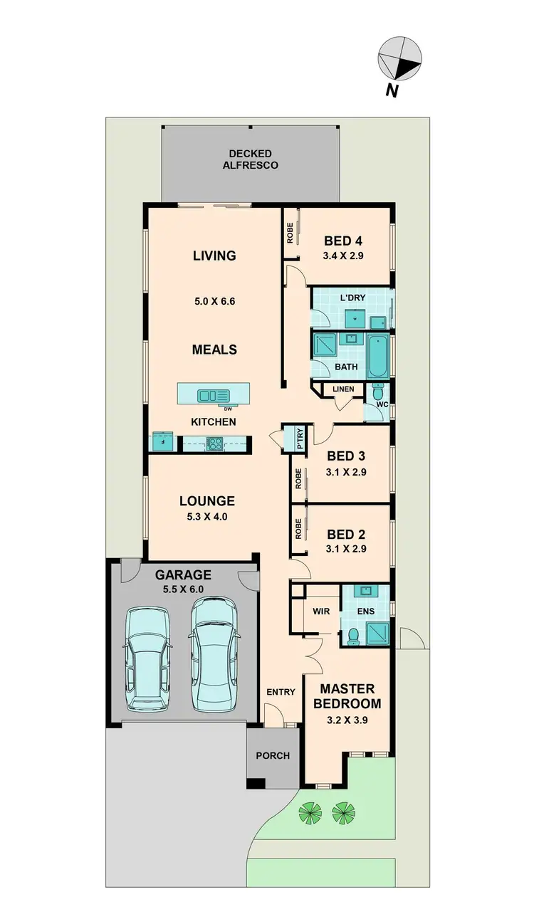 Floorplan of Homely house listing, 13 Endurance Street, Doreen VIC 3754