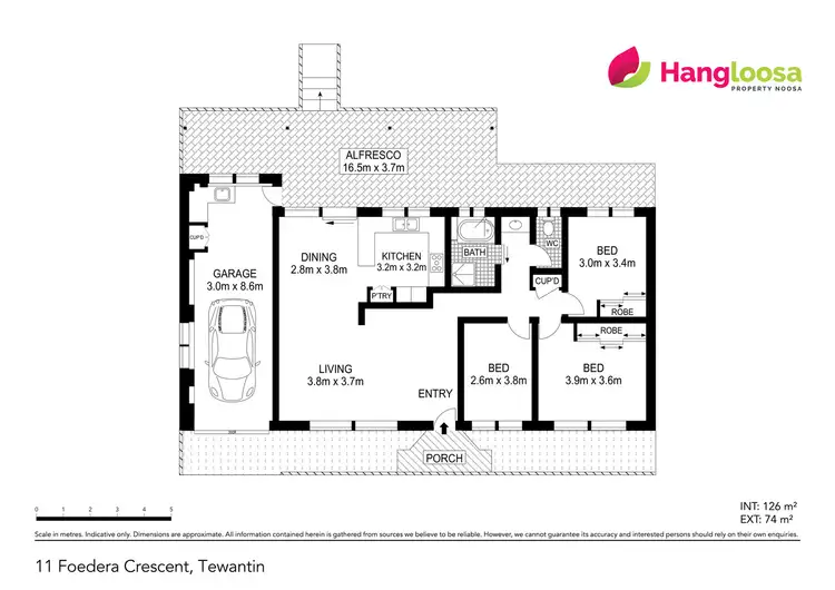 Floorplan of Homely house listing, 11 Foedera Crescent, Tewantin QLD 4565